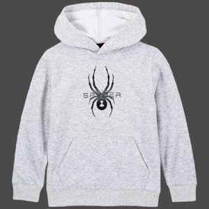 Spyder Youth Pullover Hoodie Gray Size M(10/12) NWT